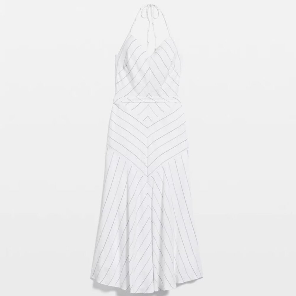 WHBM Tie-Waist Halter Dress - Picture 5 of 5
